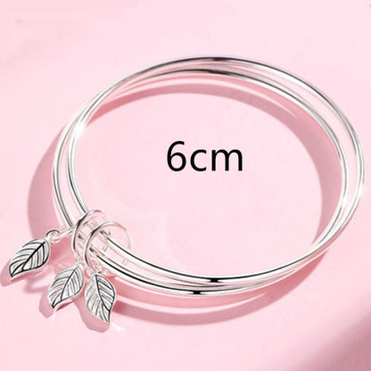 High-quality Three-circle Leaf Bracelet Tanabata Gift