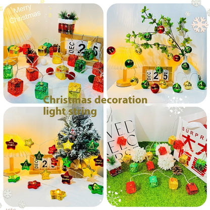 Christmas Party Decorations Scene Layout Atmosphere Lighting Chain