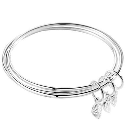 High-quality Three-circle Leaf Bracelet Tanabata Gift